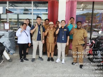 Sidak, Pemantauan Harga Bahan Pangan di Kota Jayapura